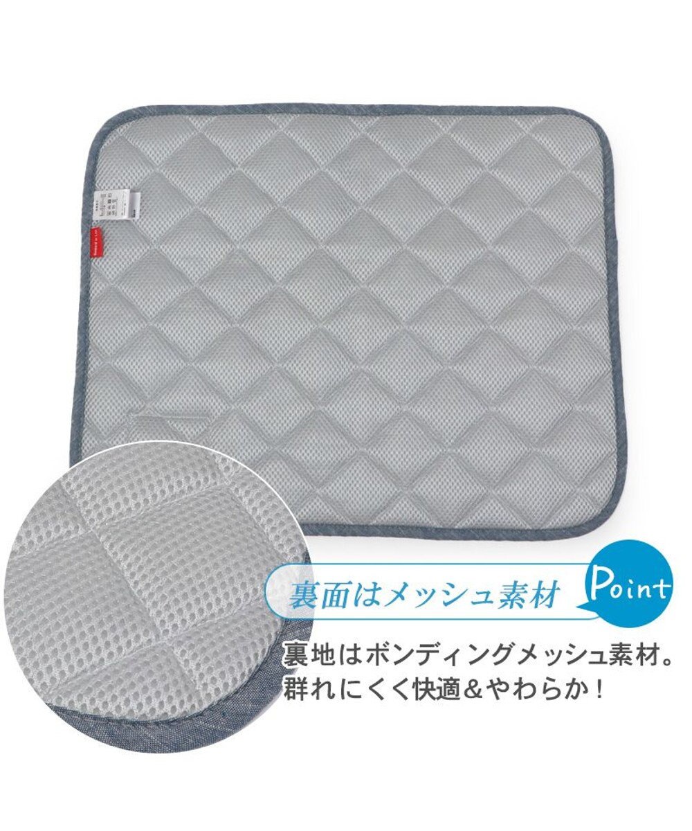 PET PARADISE リサとガスパール 水色 柔らか クールマット  (48×40cm) 