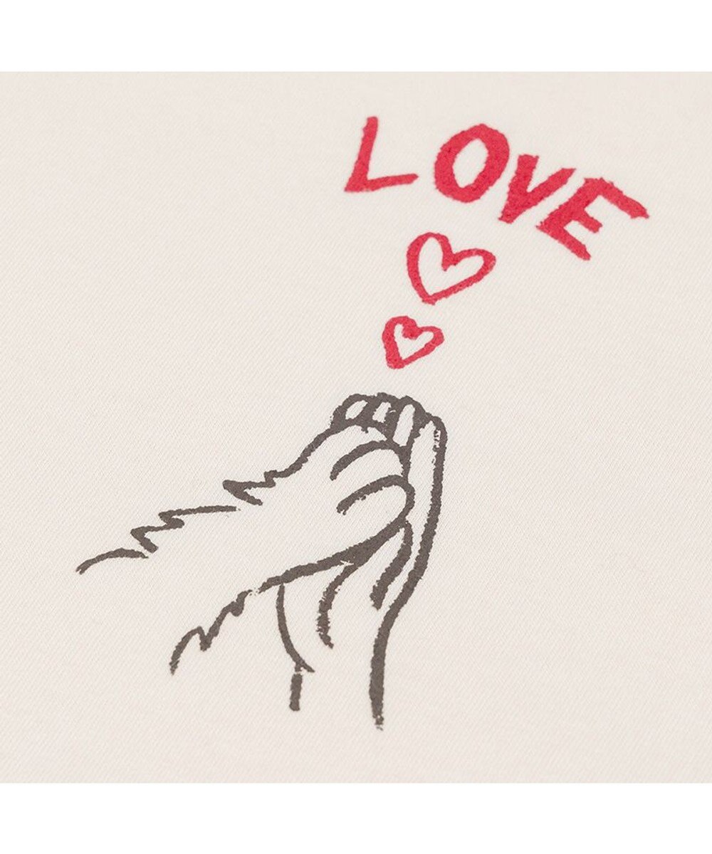 PET PARADISE ペットパラダイス Mai Kuraki　LOVE  オーナー Ｔシャツ 《ホワイト》　ユニセックス 