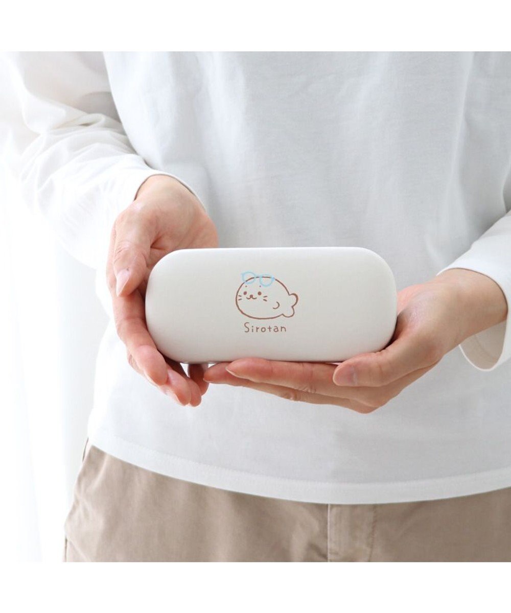 Mother garden しろたん クロス付き メガネケース 《メガネしろたん》 