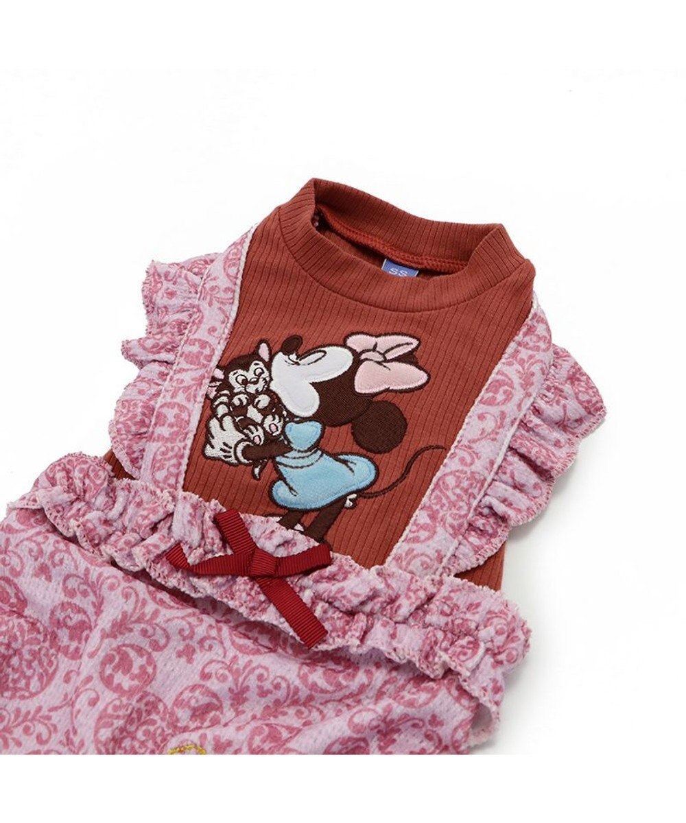 PET PARADISE ディズニー  ミニーマウス  アンティーク柄ロンパース 【小型犬】 