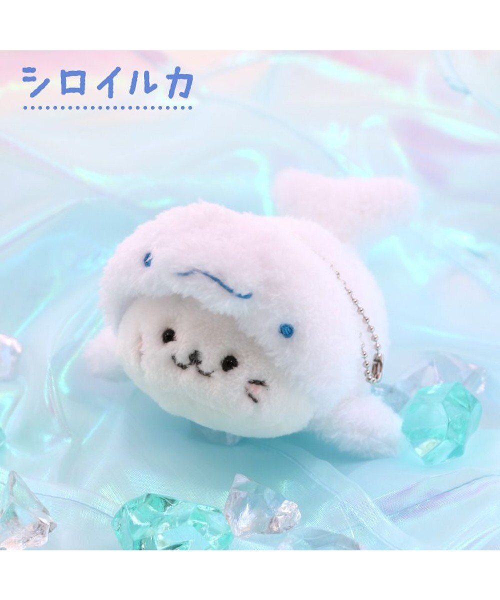 Mother garden しろたん キーホルダー  《氷の国の動物 シロイルカ》