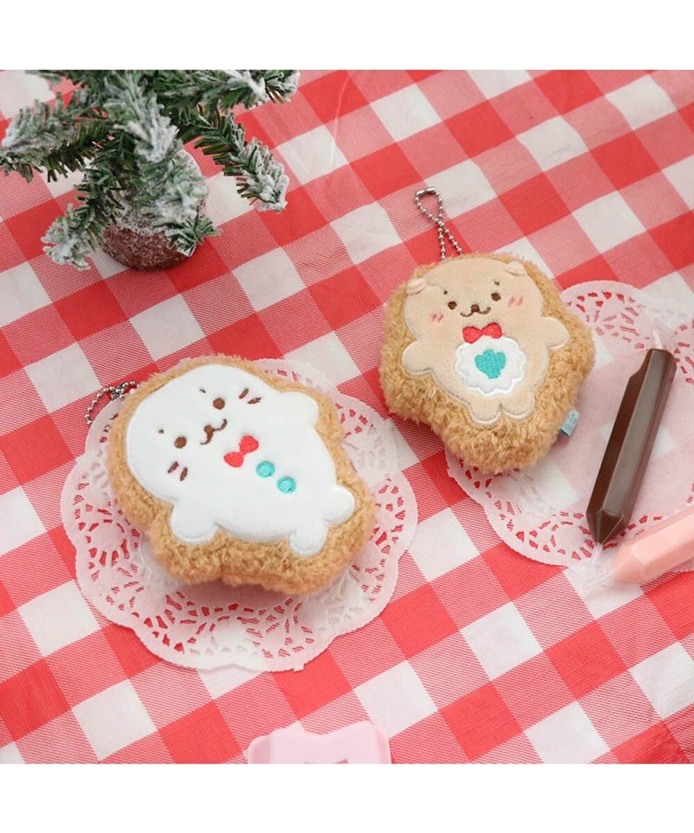 Mother garden しろたん らっこいぬ アイシングクッキー キーホルダー 9cm ぬいぐるみ キーホルダー 