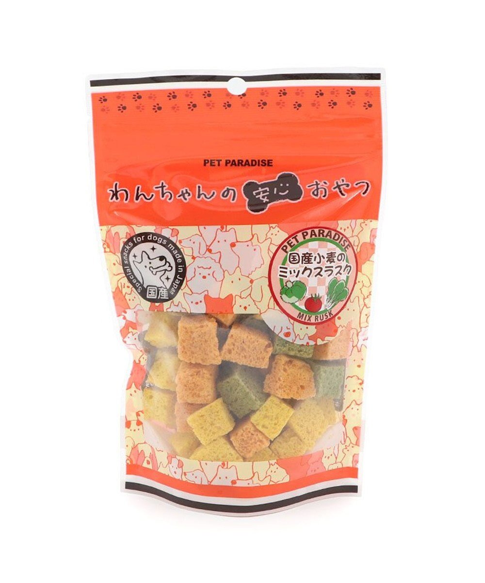 PET PARADISE 【賞味期限が1/4のため 半額】国産小麦 ミックスラスク　35ｇ 