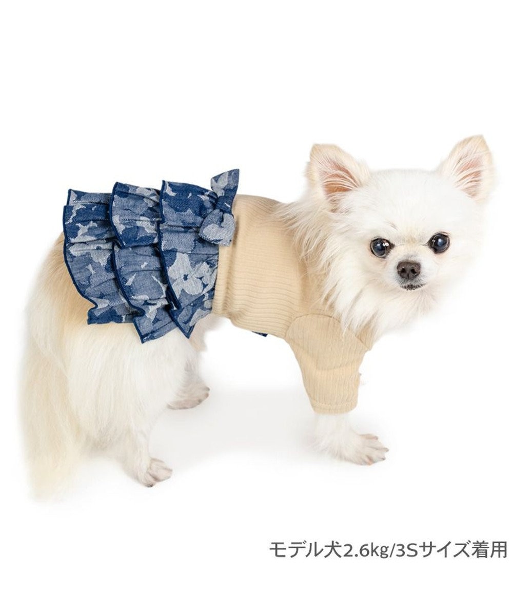 PET PARADISE J.PRESS ジャガード スカートつなぎ 小型犬