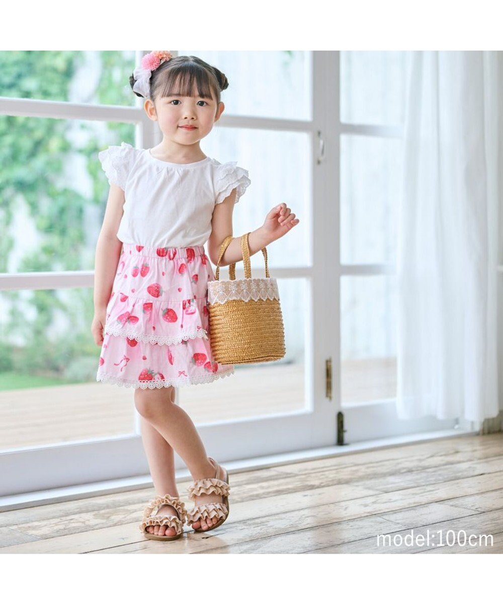 Mother garden マザーガーデン キッズ ドレス セパレート 浴衣 《野いちご 水彩柄》 95～100cm 