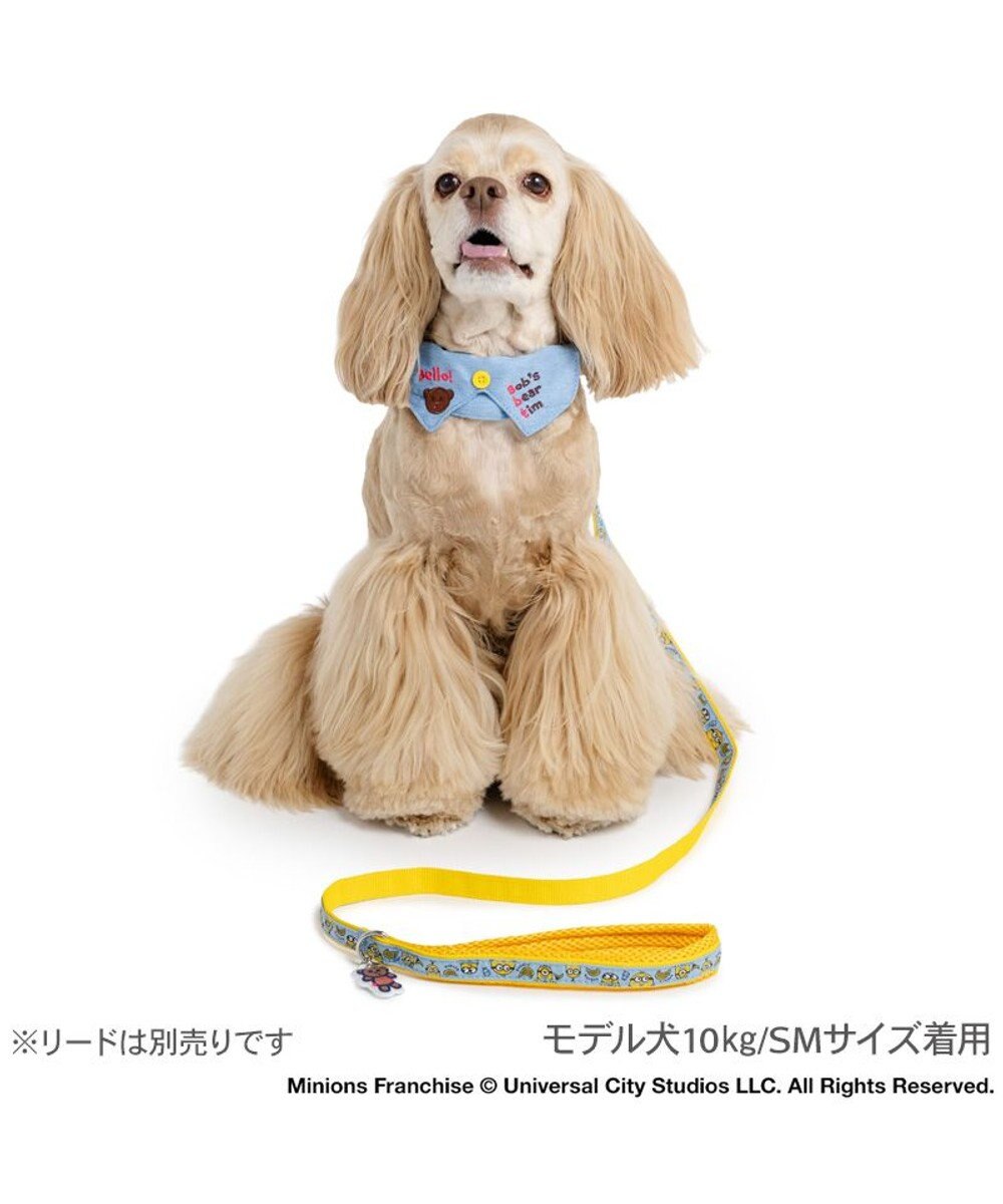 PET PARADISE ミニオン デニム襟付き首輪 ＳＭ 中型犬 