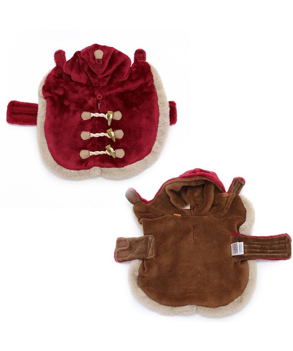 PET PARADISE ペットパラダイス ダッフル ポンチョ 《レッド》 小型犬 