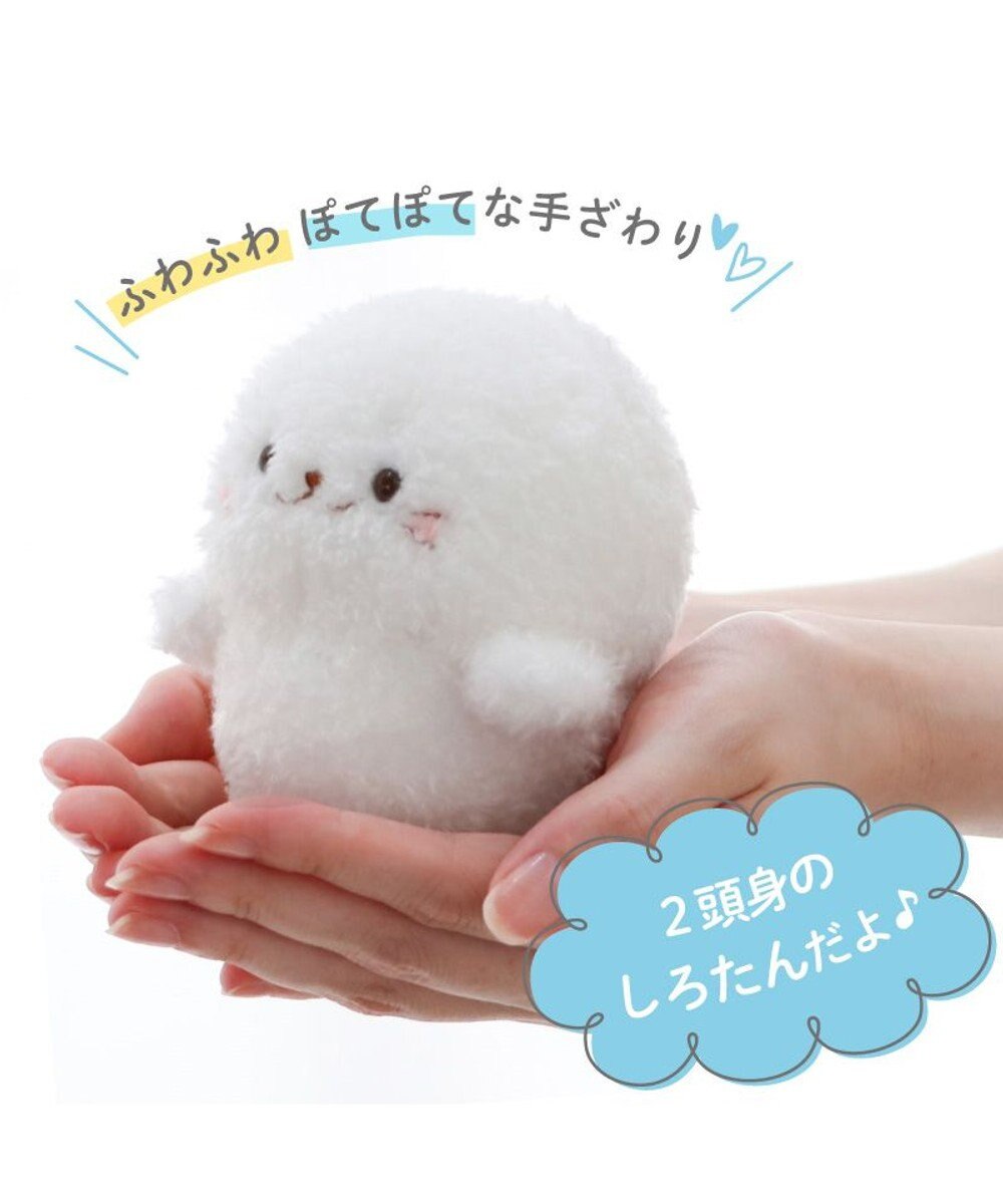 しろたん クリームソーダ ぽてぽてぬいぐるみ しろたん ぽてぽて マスコット 《しろたん》 単品 / Mother