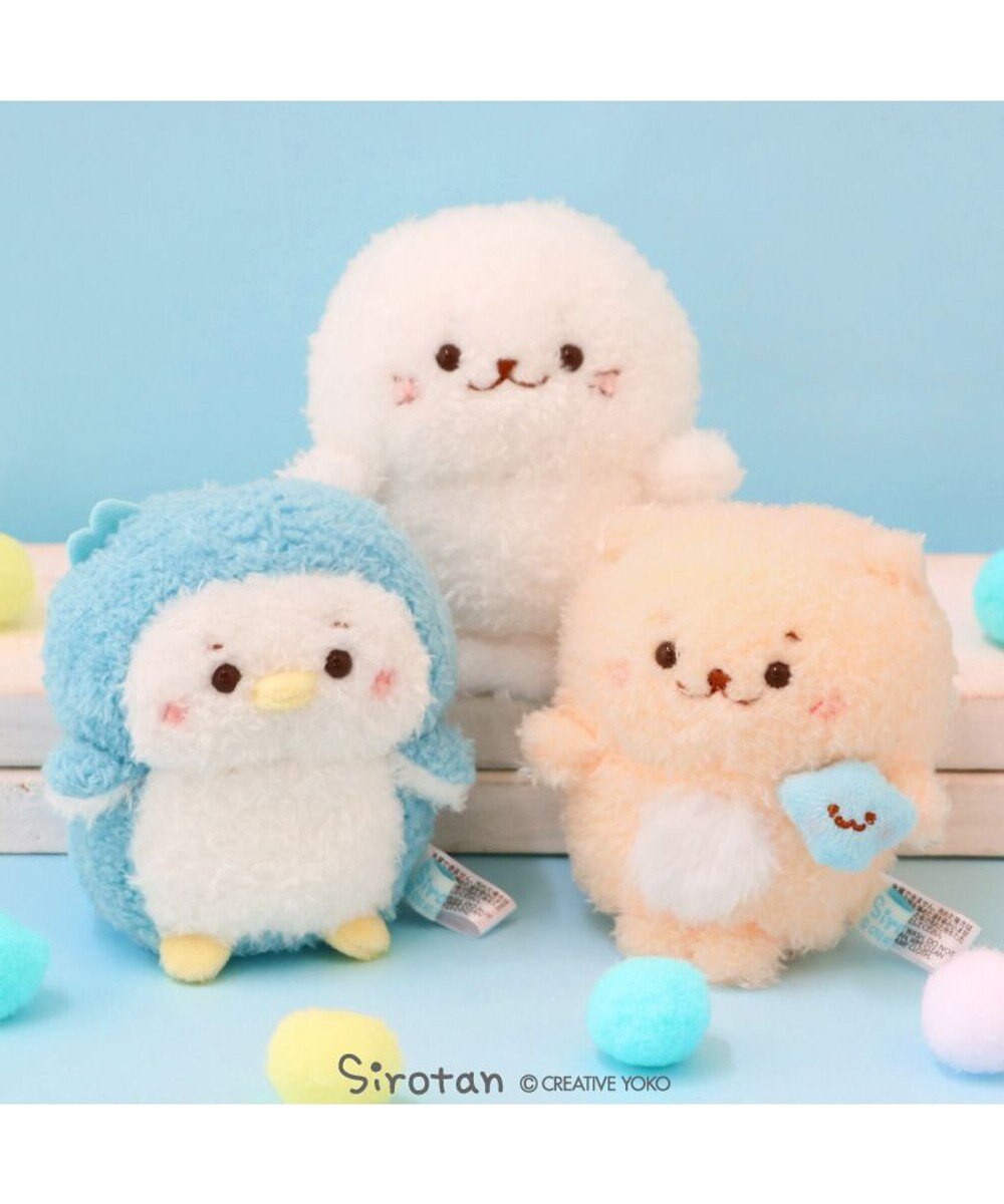 しろたん クリームソーダ ぽてぽてぬいぐるみ しろたん ぽてぽて マスコット 《しろたん》 単品 / Mother