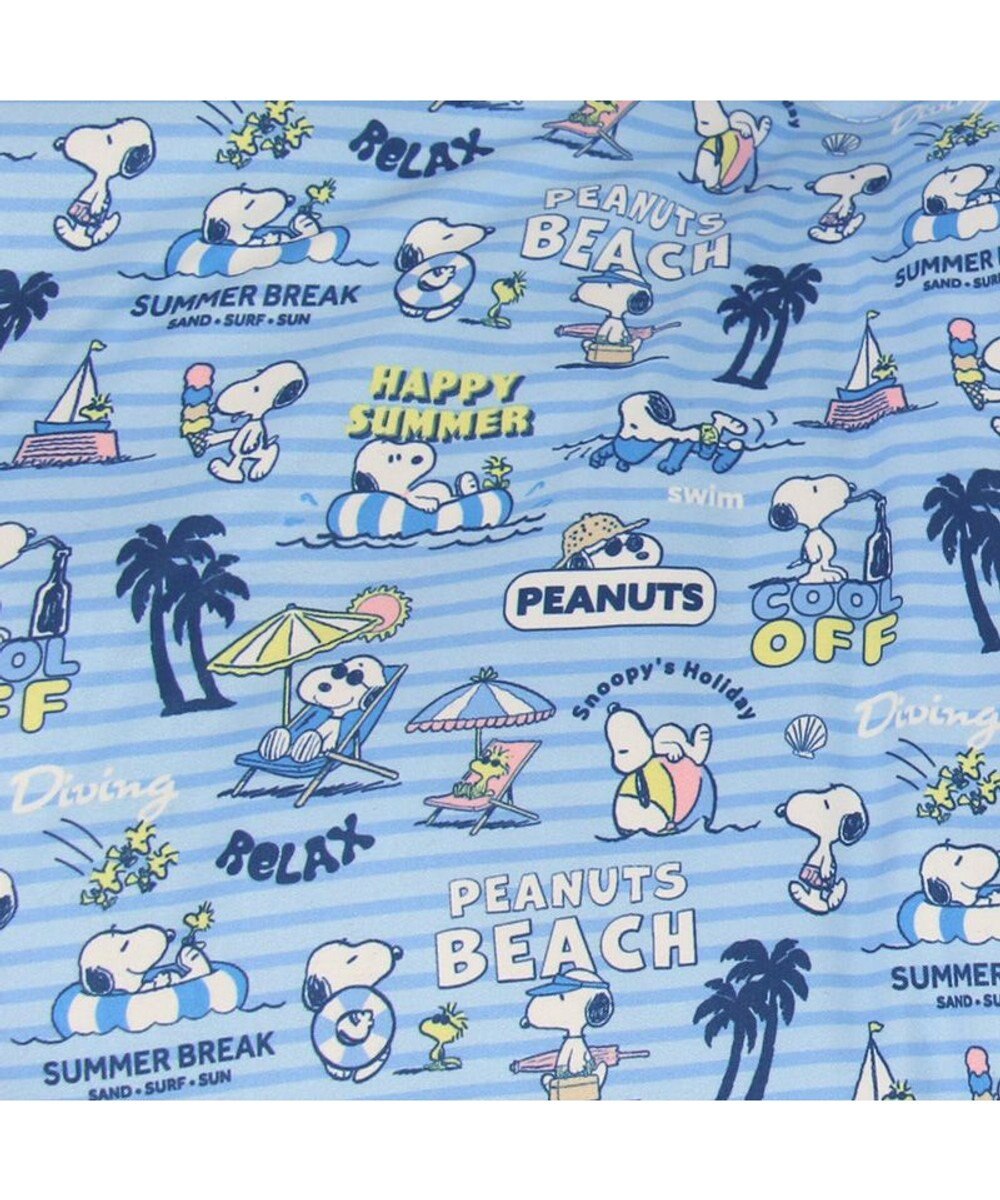 PET PARADISE スヌーピー クールカドラー  丸型《バケーション柄》 小型犬 55cm 