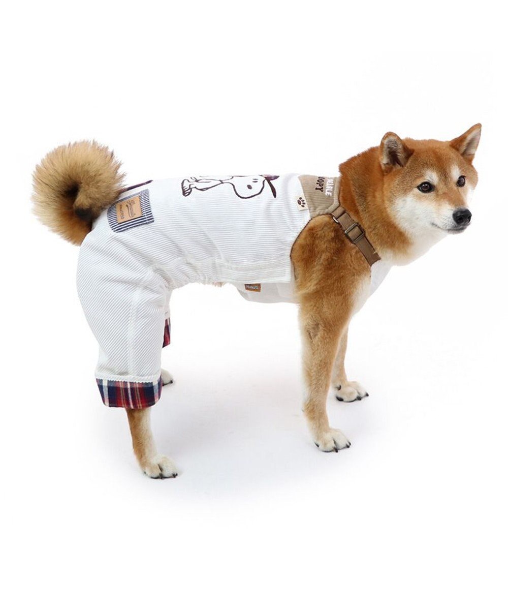 PET PARADISE スヌーピー オーバーオール 【中型犬】 