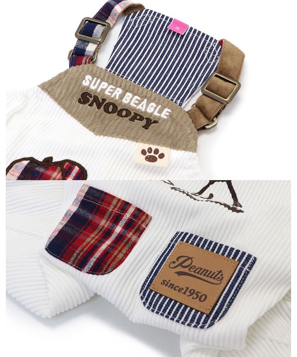 PET PARADISE スヌーピー オーバーオール 【中型犬】 
