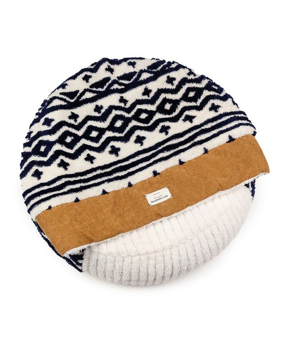 PET PARADISE ペットパラダイス 遠赤外線 丸型 寝袋 《カントリー柄》 Ｍ 