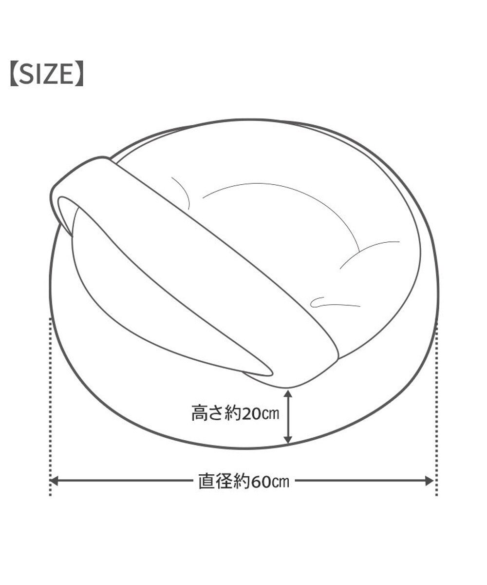 PET PARADISE ペットパラダイス 遠赤外線 丸型 寝袋 《カントリー柄》 Ｍ 