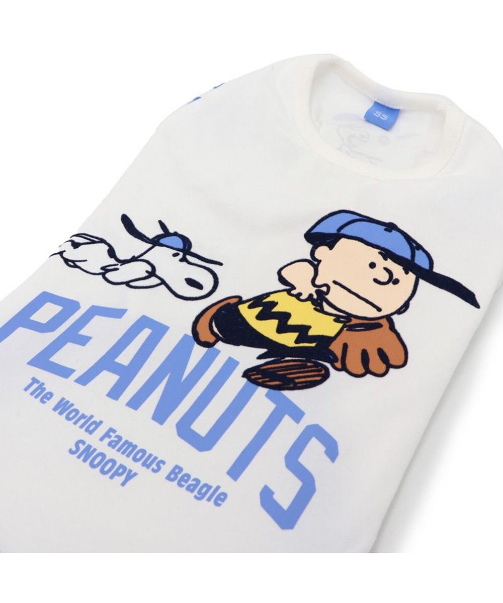 PET PARADISE スヌーピー Tシャツ 《ファインプレー柄》 白 小型犬 