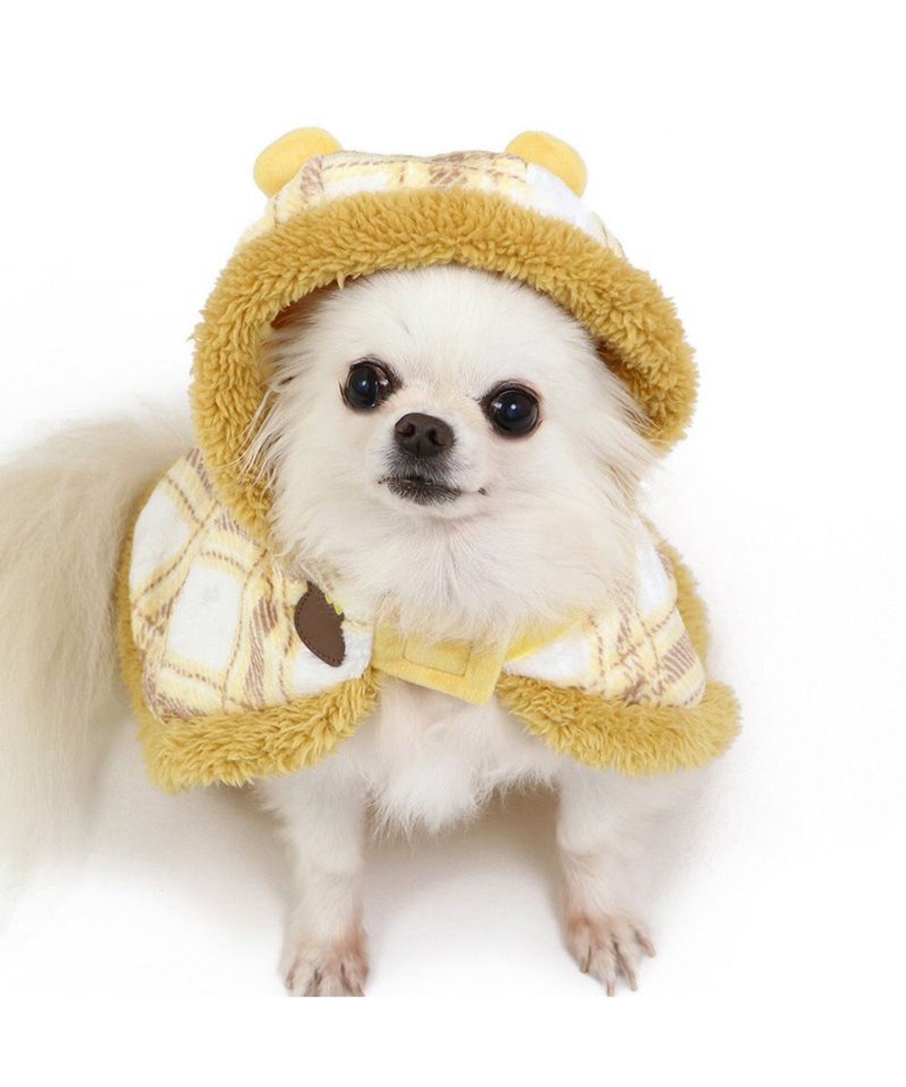 PET PARADISE ディズニー くまのプーさん ポンチョ 《チェック柄》 小型犬 