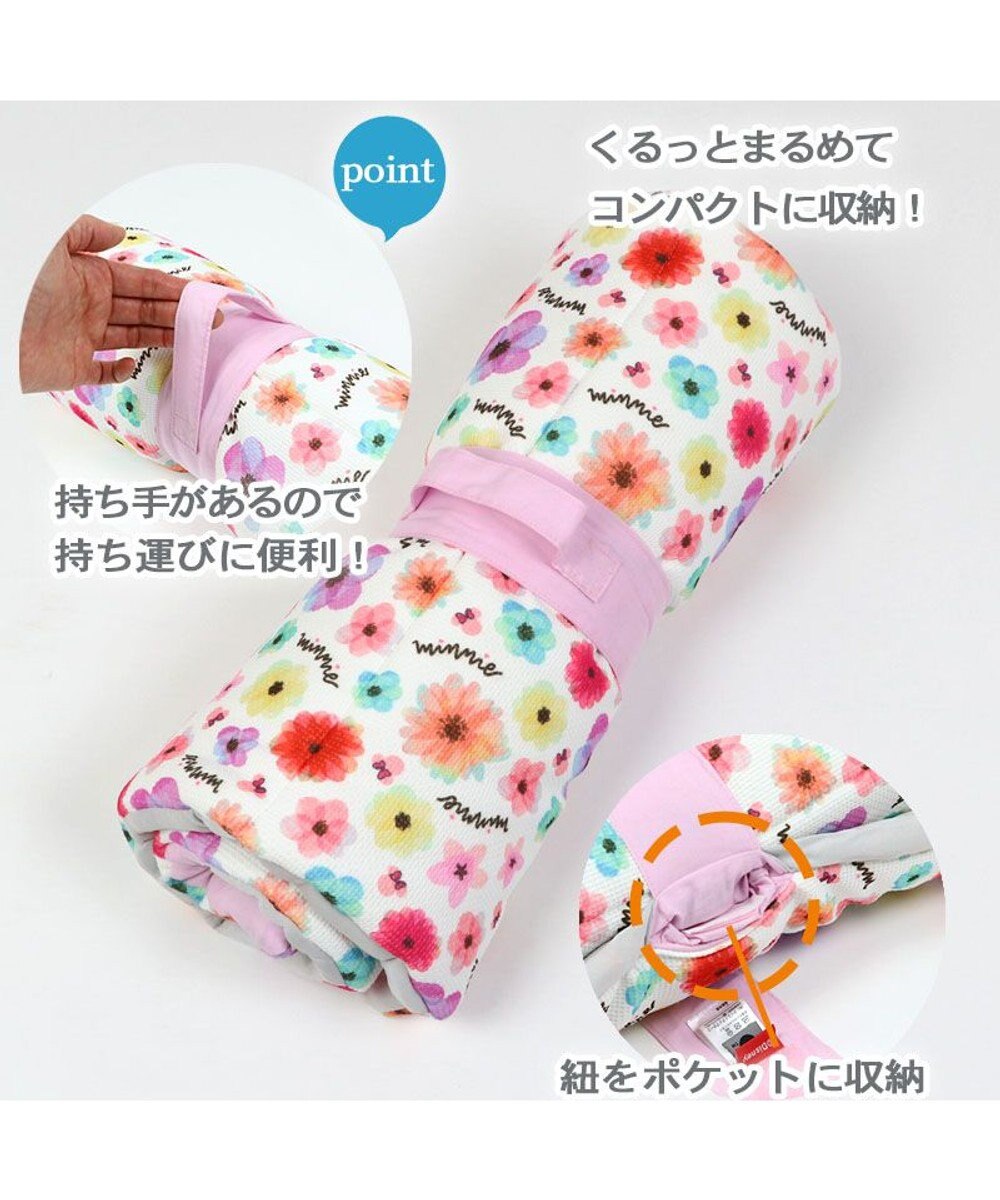 PET PARADISE ディズニー ミニーマウス 花柄 クール ロールマット (90×45cm) 