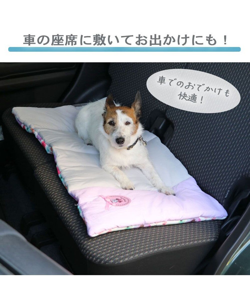 PET PARADISE ディズニー ミニーマウス 花柄 クール ロールマット (90×45cm) 