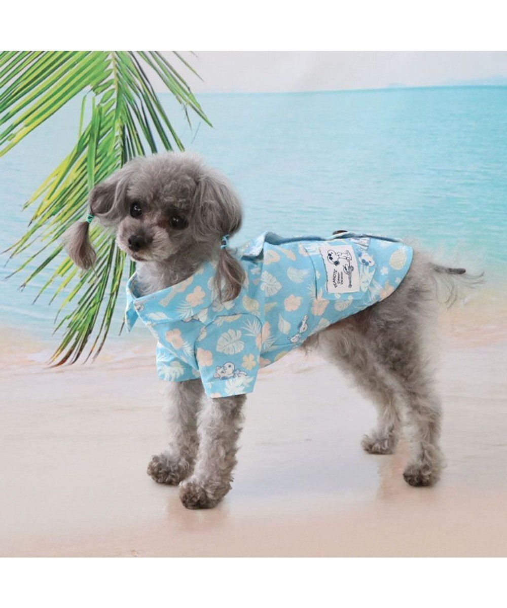PET PARADISE スヌーピー 接触冷感 背中開き リゾートシャツ 小型犬 