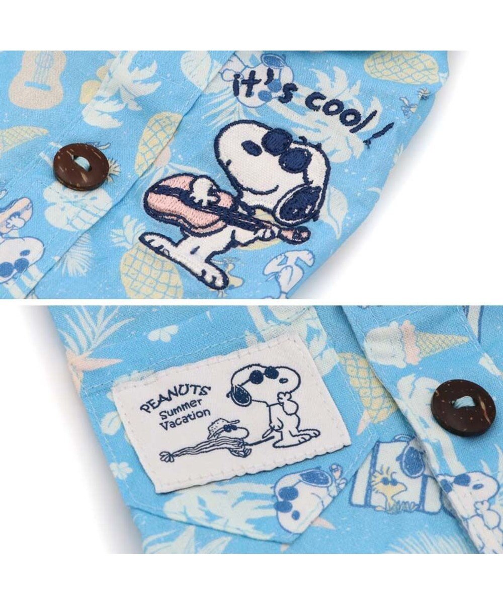 PET PARADISE スヌーピー 接触冷感 背中開き リゾートシャツ 小型犬