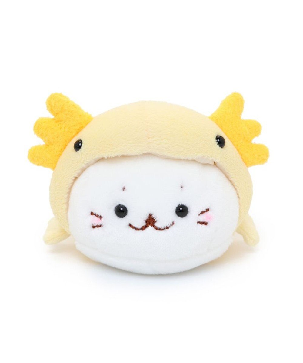 しろたん 黄色 ウーパールーパー プチマスコット 16cm ちびマスコット ミニマスコット マスコット ぬいぐるみ ウーパールーパー あざらし アザラシ かわいい キャラクター マザーガーデン Mother Garden 通販 雑貨とペット用品の通販サイト マザーガーデン ペット