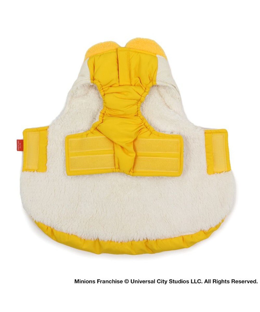 PET PARADISE ミニオン ボブ  遠赤外線 綿入れベスト マフラー付き 小型犬 
