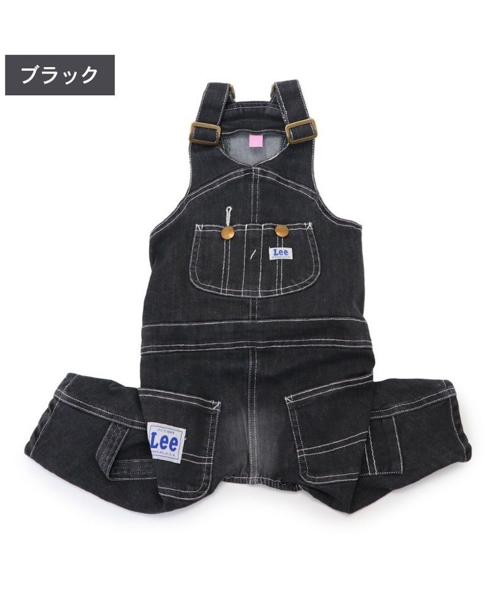 PET PARADISE Lee デニム オーバーオール 《ブラック》 中型犬 大型犬 