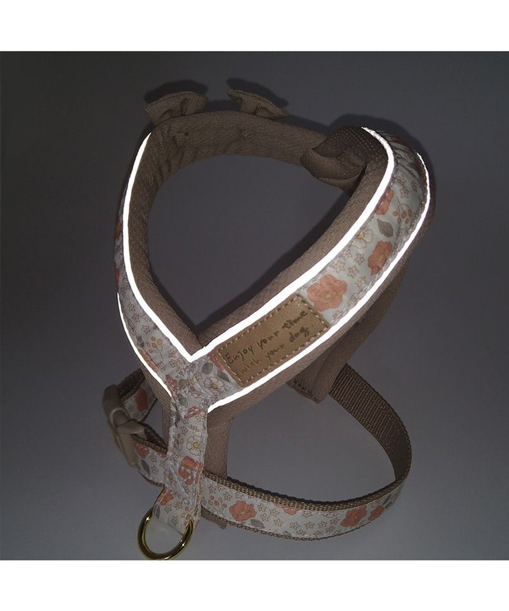 PET PARADISE 反射 花柄 アクティブハーネス 【ＳM】中型犬 