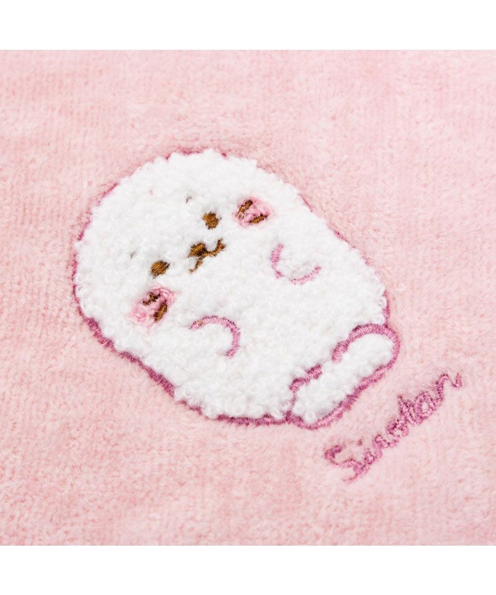 Mother garden しろたん サガラミニタオル 《桃》 単品  25cm×25cm 