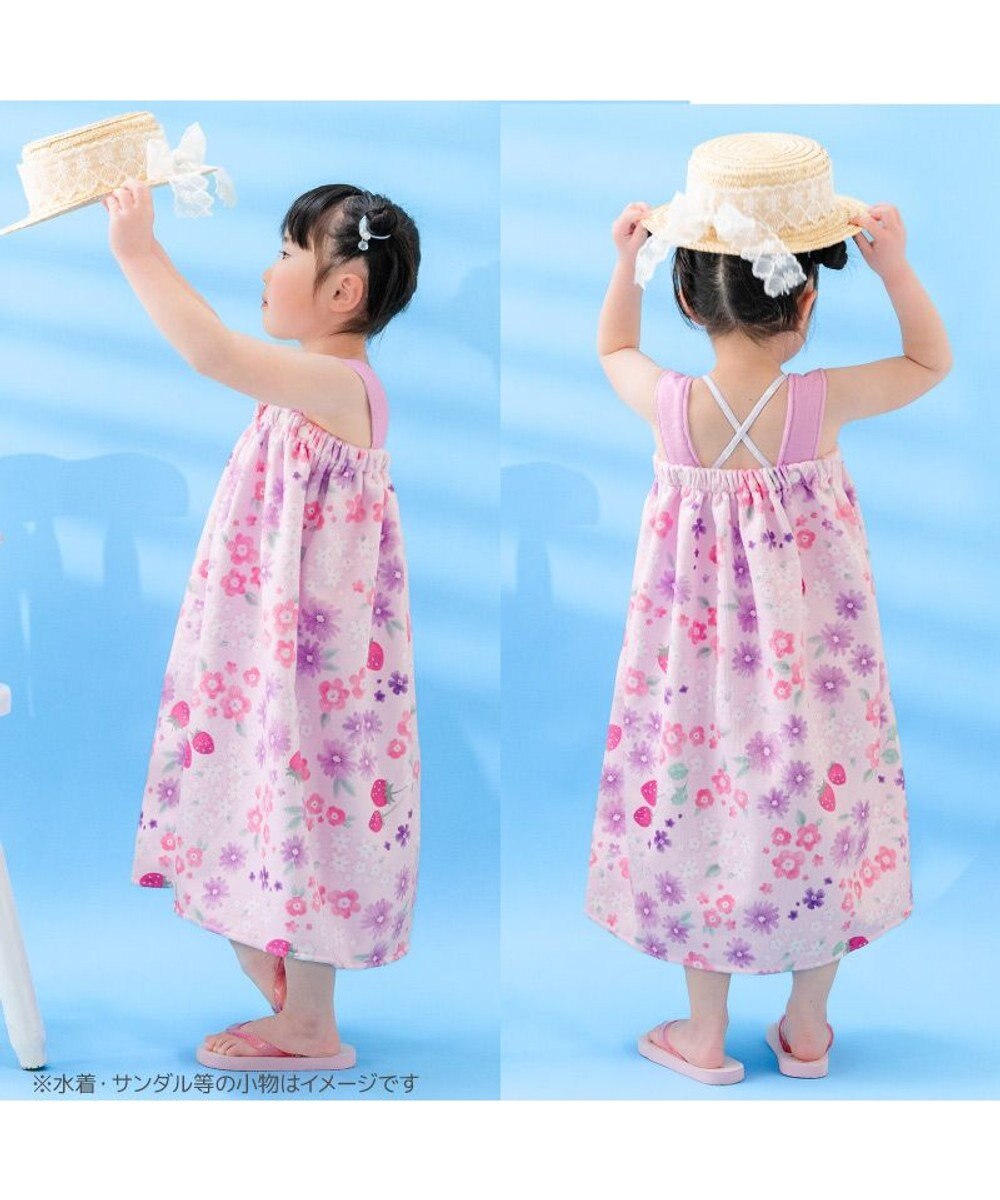 Mother garden マザーガーデン 野いちご 水泳 ラップタオル 60cm 