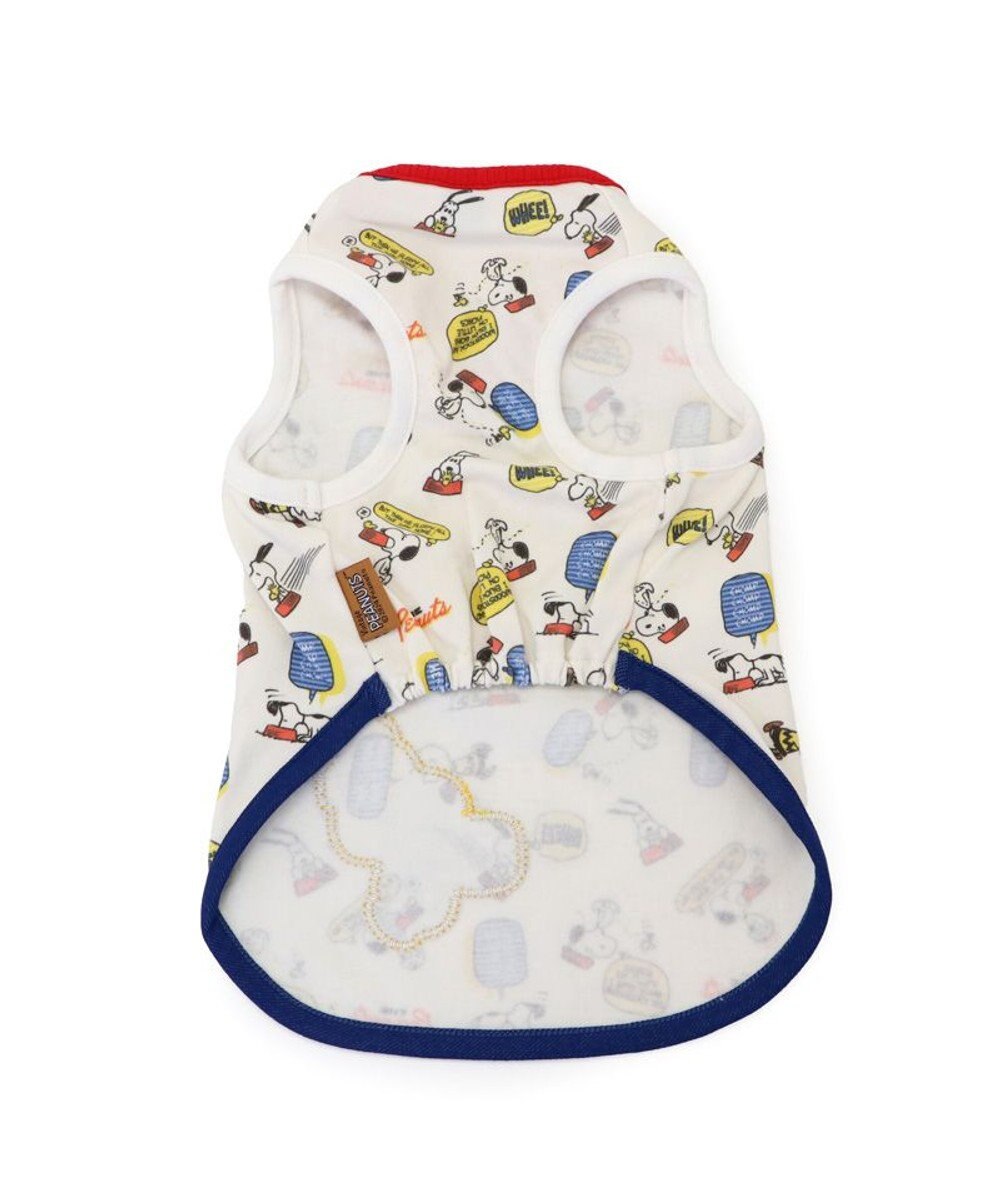 PET PARADISE スヌーピー ペティヒート天竺 タンクトップ 《えさ皿柄》 中型犬 大型犬 