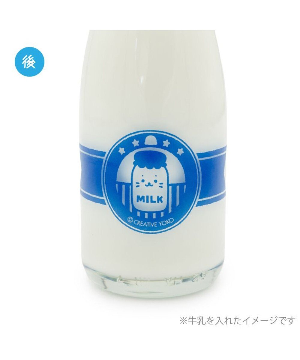 Mother garden しろたん 牛乳瓶風グラス 180mL 