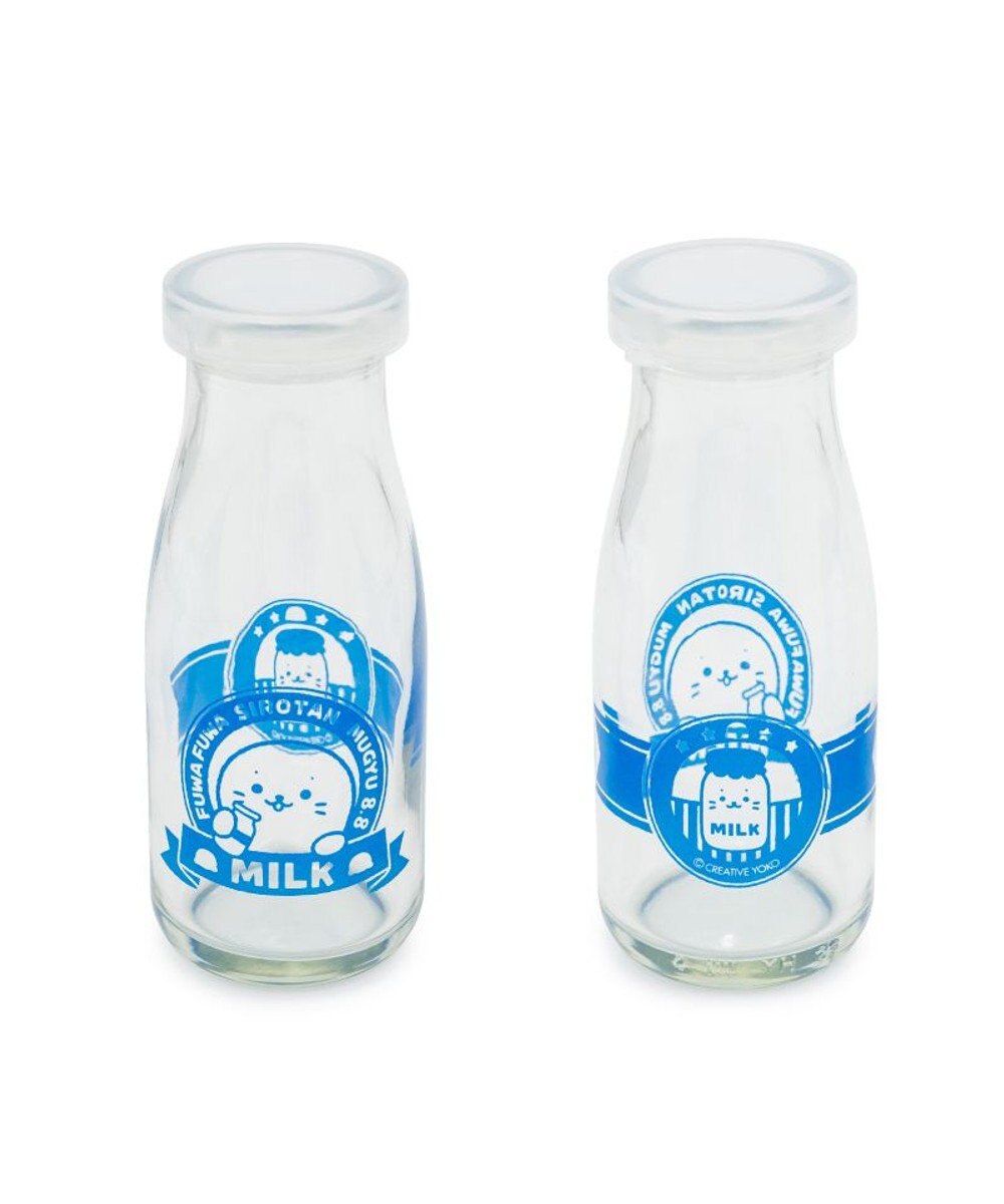 Mother garden しろたん 牛乳瓶風グラス 180mL 