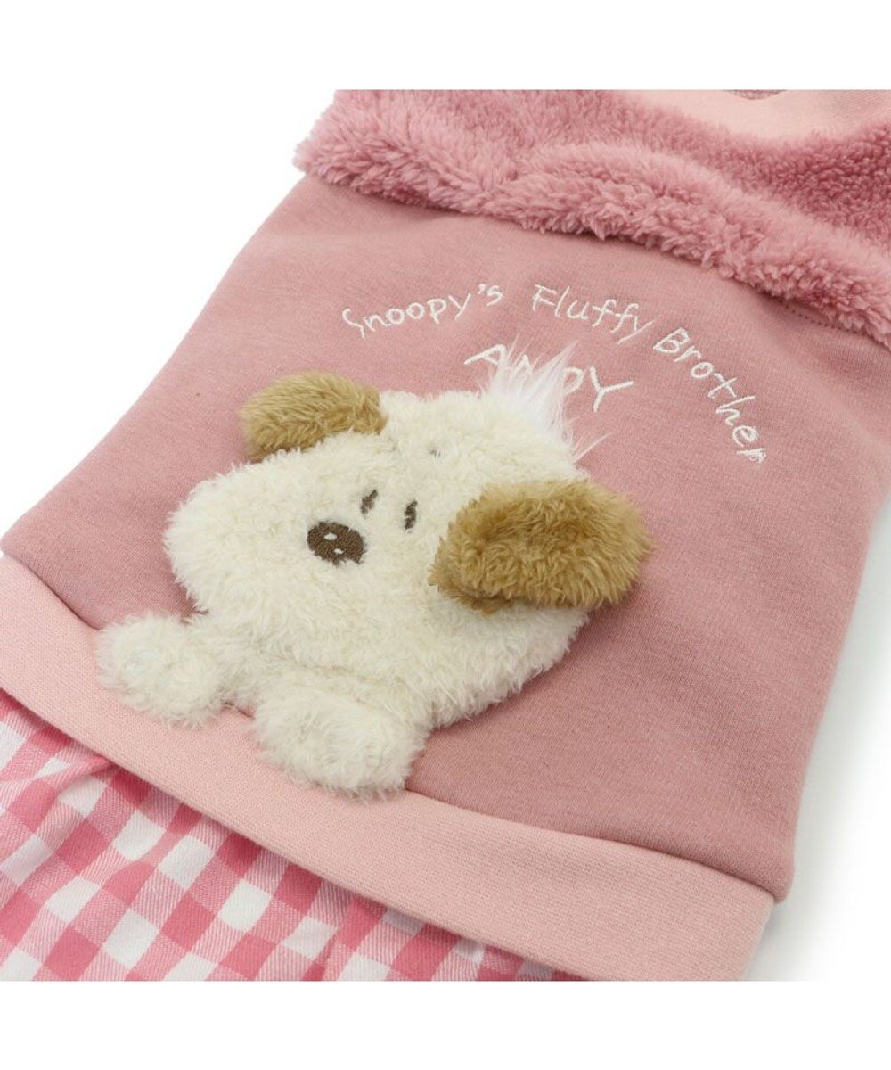 PET PARADISE スヌーピー 脇開きトレーナー 《ピンク》 小型犬