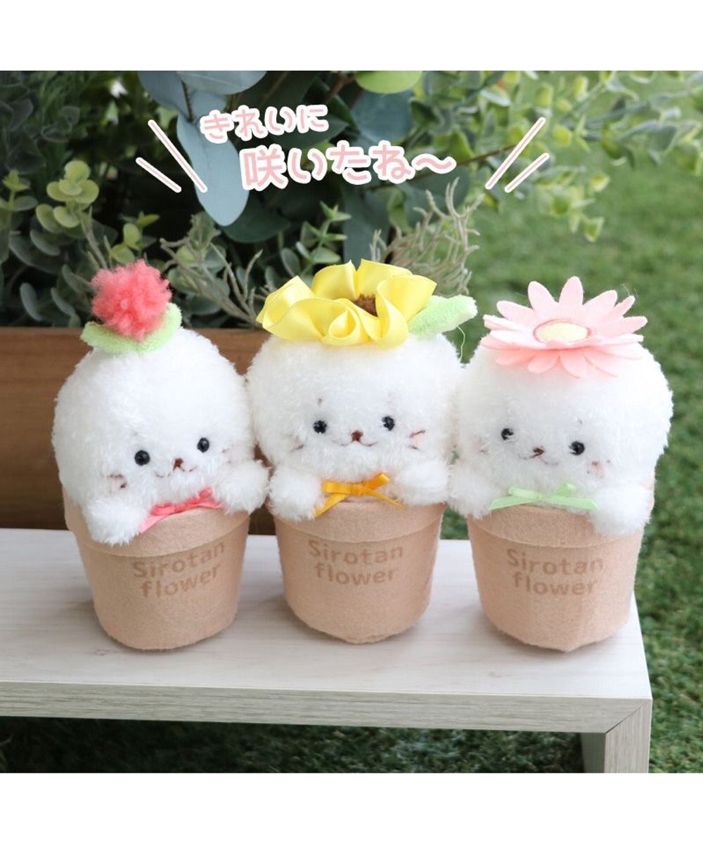 Mother garden しろたん フラワー マスコット8.5cm　《ダリア / ひまわり / ガーベラ 》 単品 