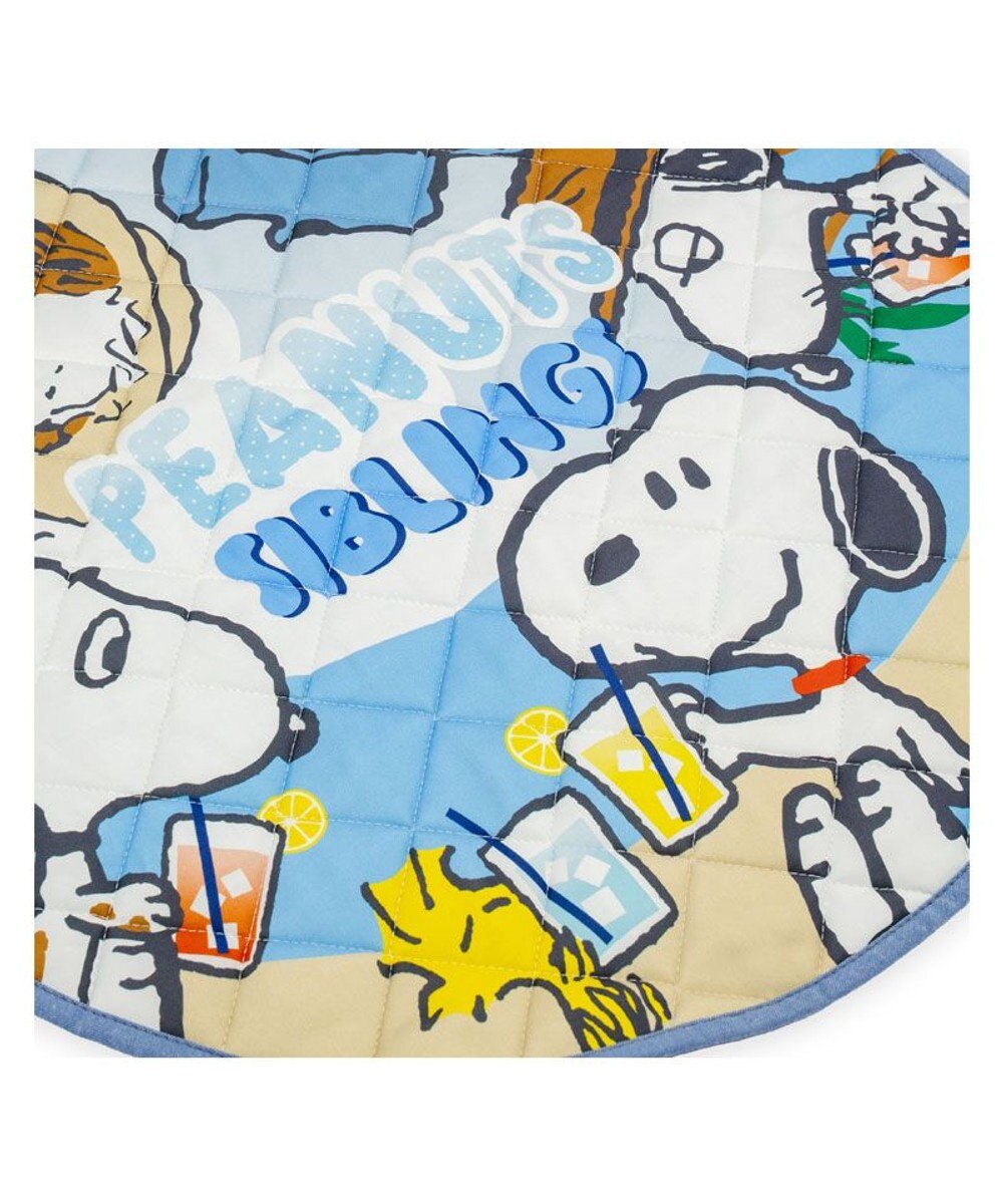 PET PARADISE スヌーピー クールマット 丸 《サマーバケーション柄》 Ｍ 