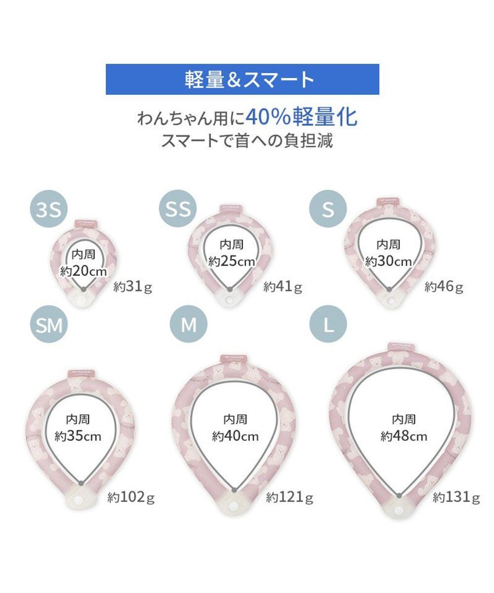 PET PARADISE ペットパラダイス 28℃クールリング  《くま》 SM 中型犬