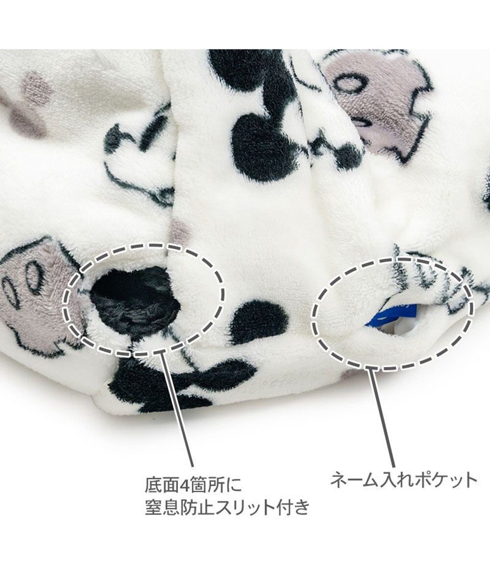 PET PARADISE ディズニー ミッキーマウス 白黒 筒型寝袋 Ｓ 