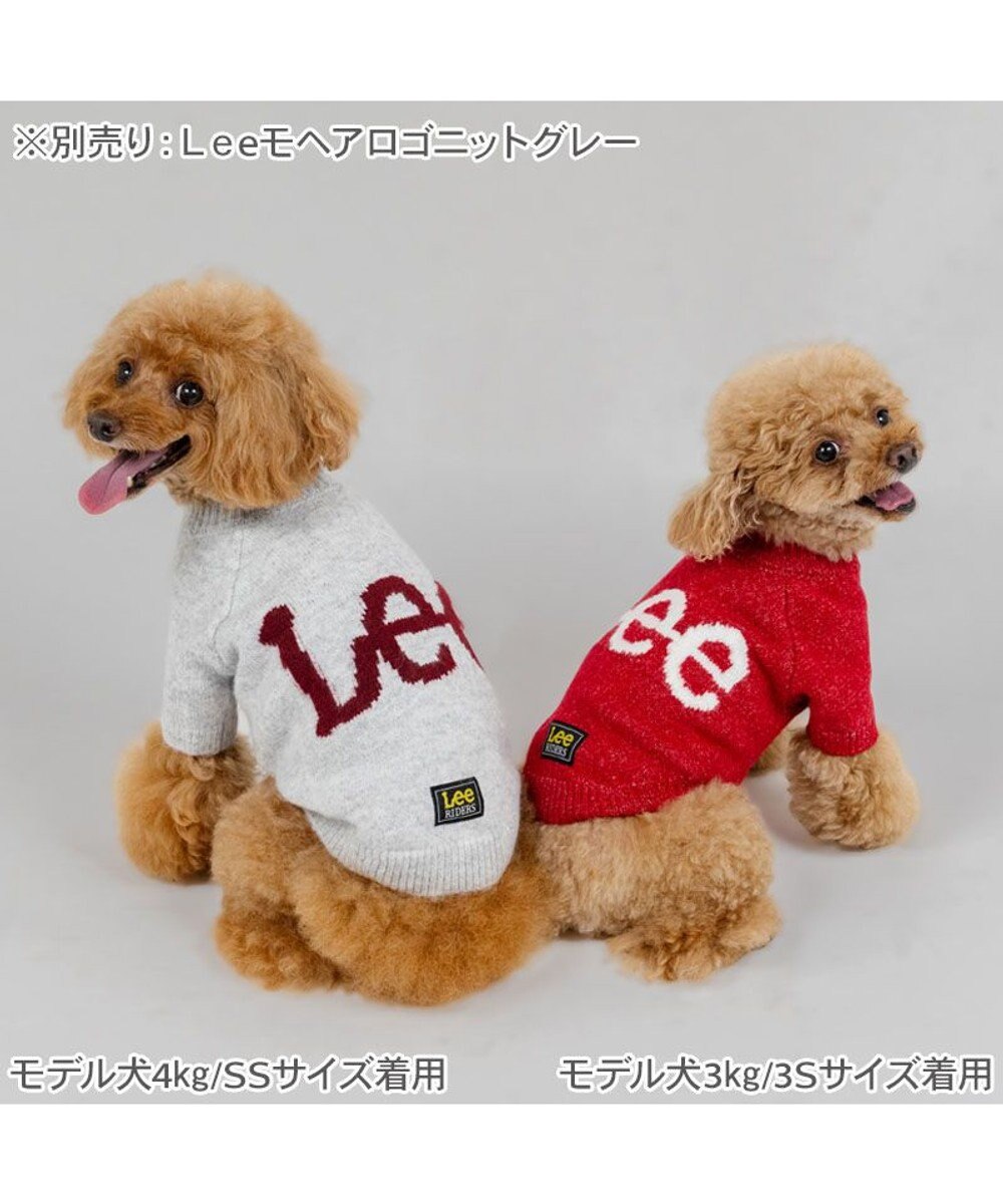 PET PARADISE Lee モヘア ロゴニット 《レッド》 小型犬 