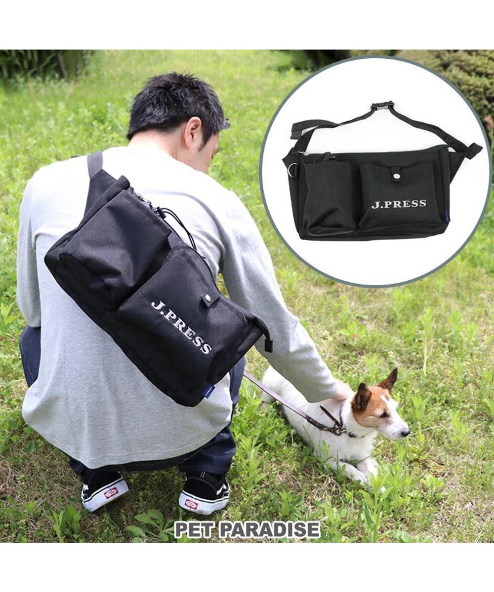 PET PARADISE J.PRESS お散歩用 ウエストポーチ 犬 キャリーバッグ ペット キャリーバッグ ショルダー イヌ ドック 犬服 犬用品 ペット用品 おしゃれ かわいい 猫 -