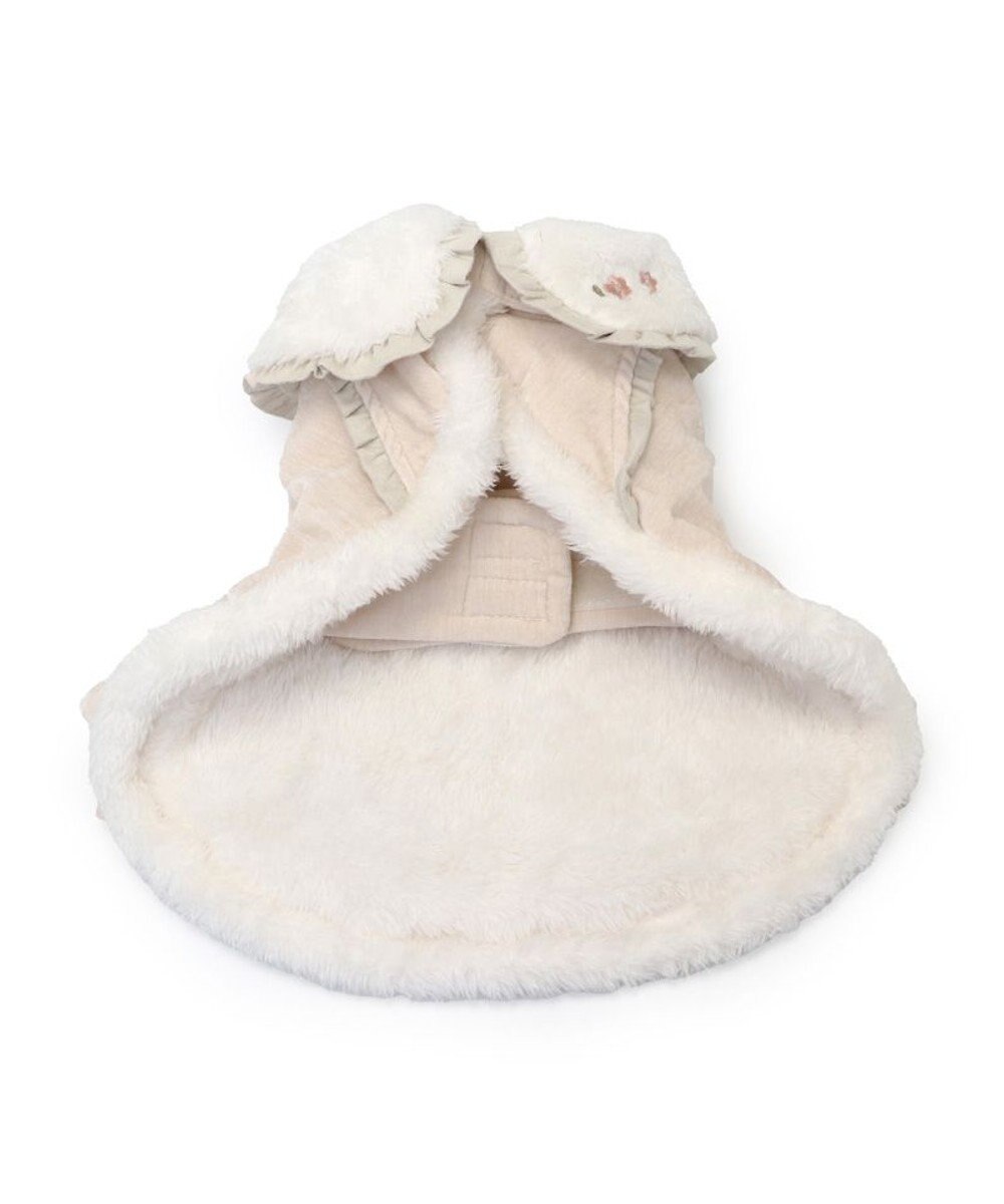 PET PARADISE ペットパラダイス フリルポンチョ 《ホワイト》  超小型犬 小型犬 