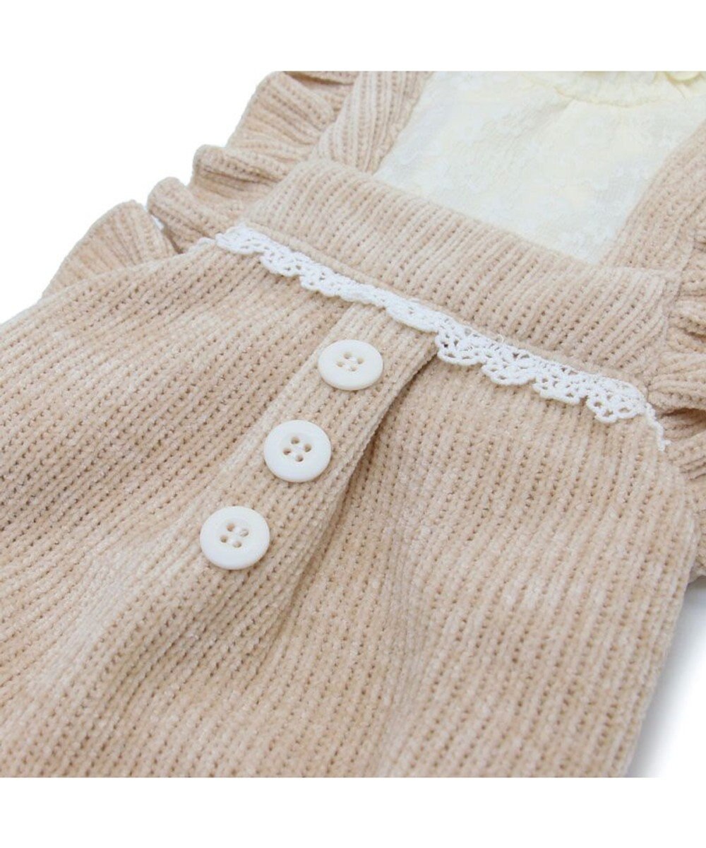 PET PARADISE ペットパラダイス ニット風パンツつなぎ 小型犬 