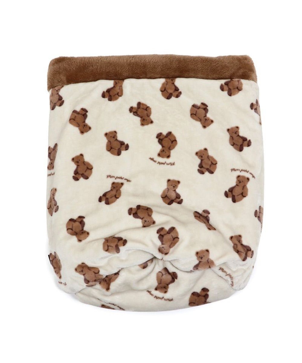 PET PARADISE ペットパラダイス くまちゃん 遠赤外線 寝袋  筒型 M (42×70cm) 