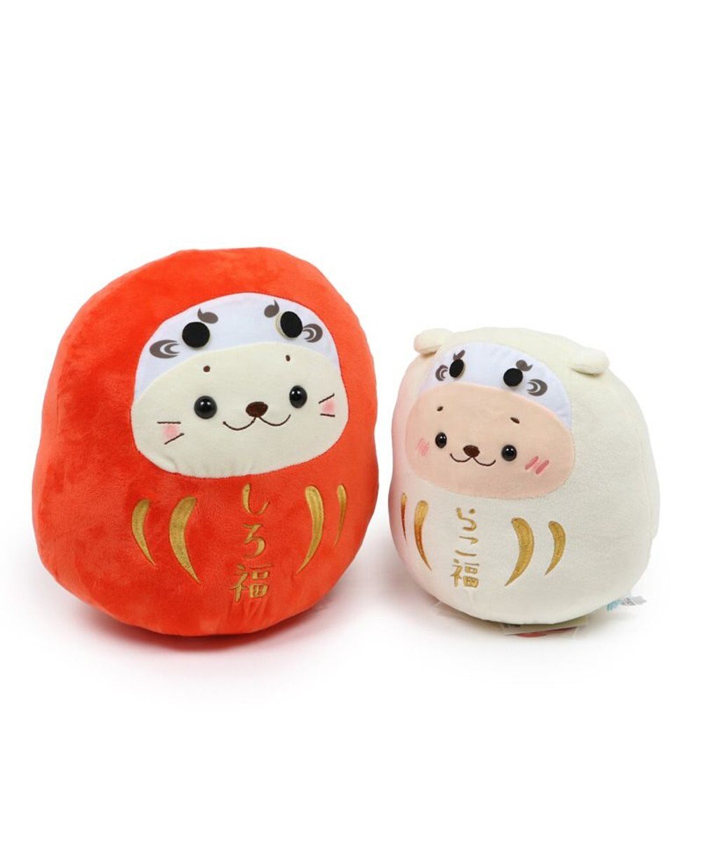 Mother garden しろたん お座り 赤だるま 《しろ福》  27.5cm 