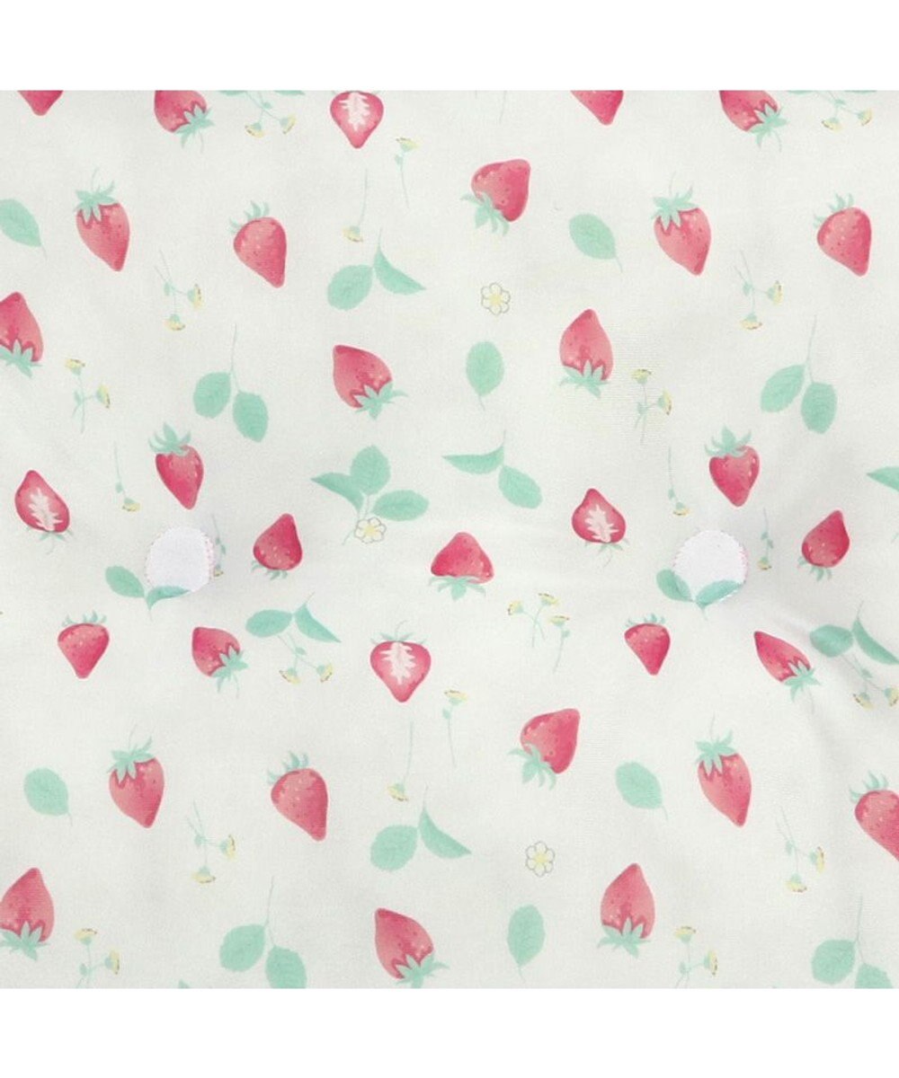 PET PARADISE ペットパラダイス クールカドラー 角型《いちご＆お花柄》 超小型犬 38×32cm S 