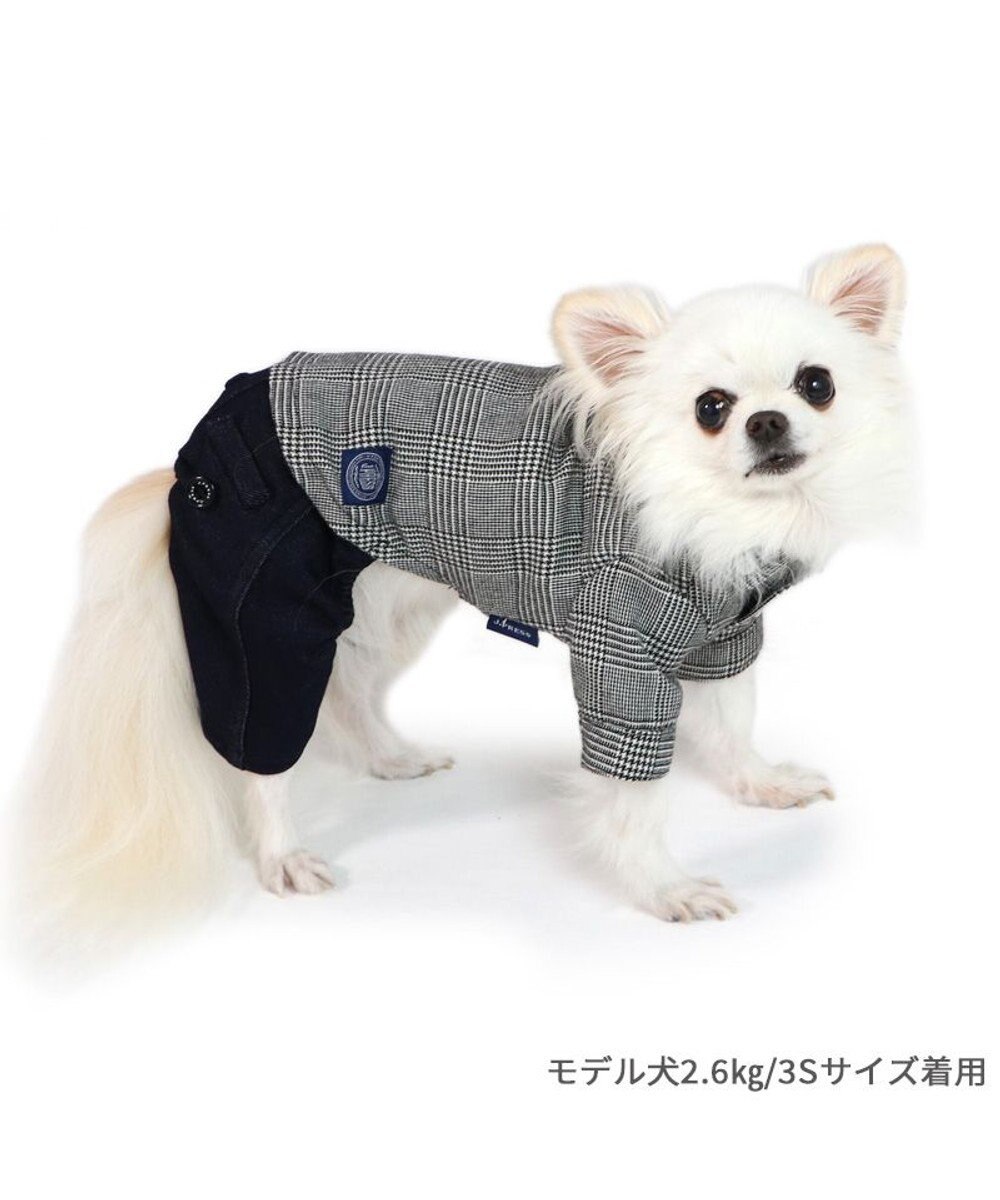 PET PARADISE J.PRESS パンツ つなぎ 《グレンチェック》 小型犬 