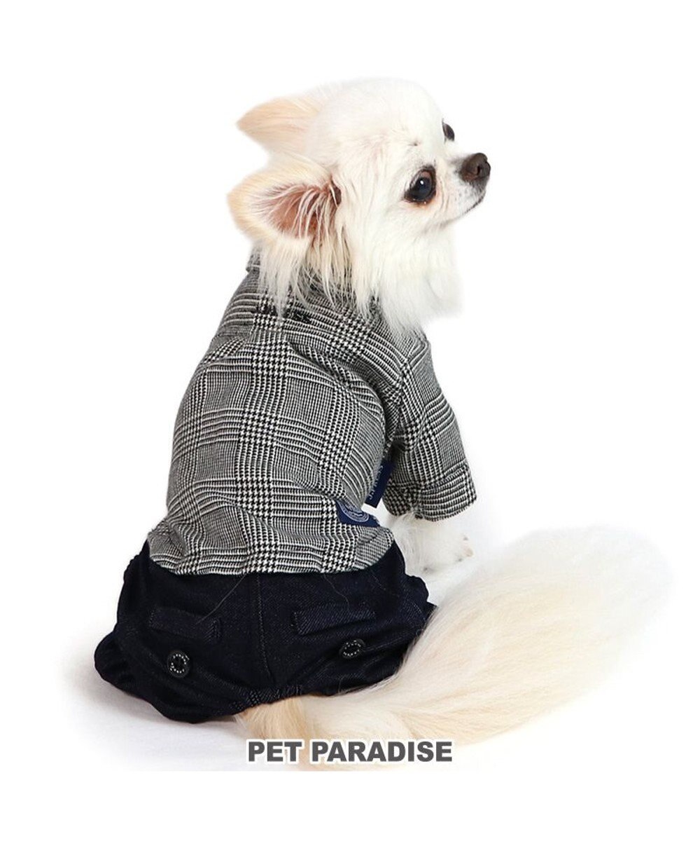 PET PARADISE J.PRESS パンツ つなぎ 《グレンチェック》 小型犬 グレンチェック