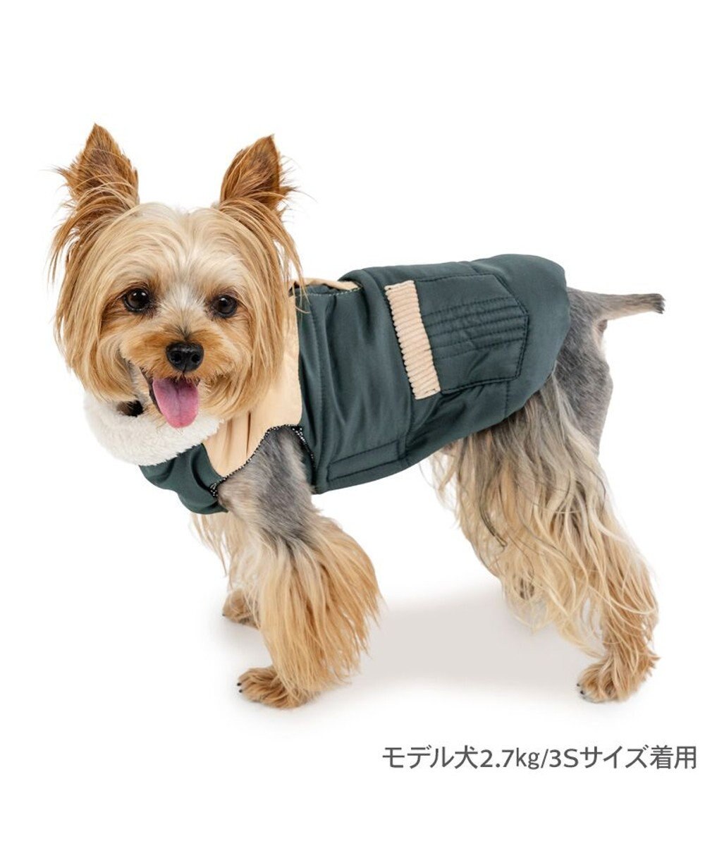 PET PARADISE ペットパラダイス 保温 エアベスト グリーン 小型犬 