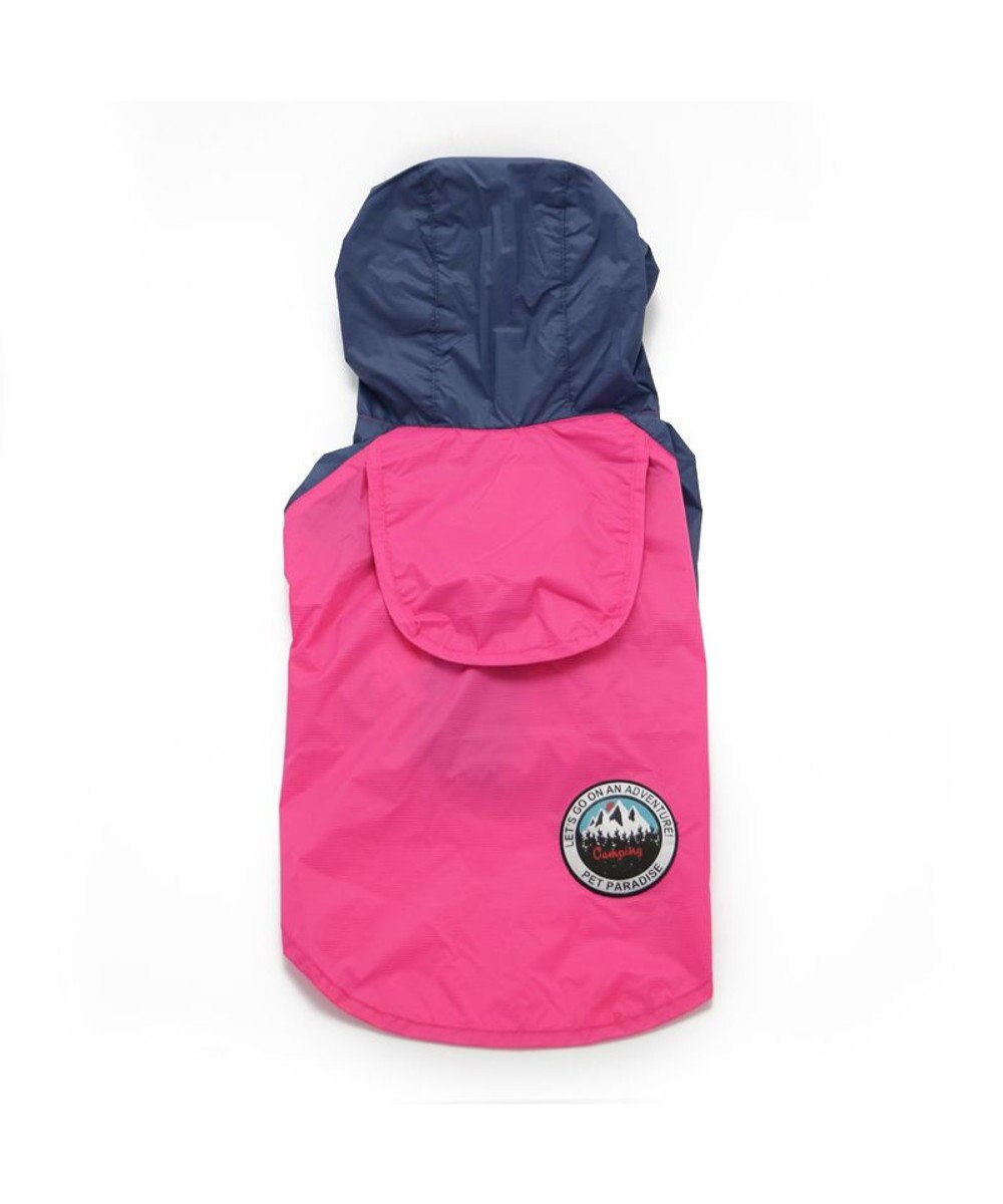 PET PARADISE 犬服 犬用品 ペットグッズ ペットウェア ペットパラダイス 犬 服 春 ジャケット 紺 【小型犬】 シェルジャケット 防水 撥水 アウトドア アウター レインコート ウィンドブレーカー ドッグウエア ドッグウェア おしゃれ梅雨対策 撥水 雨 雨の日 
