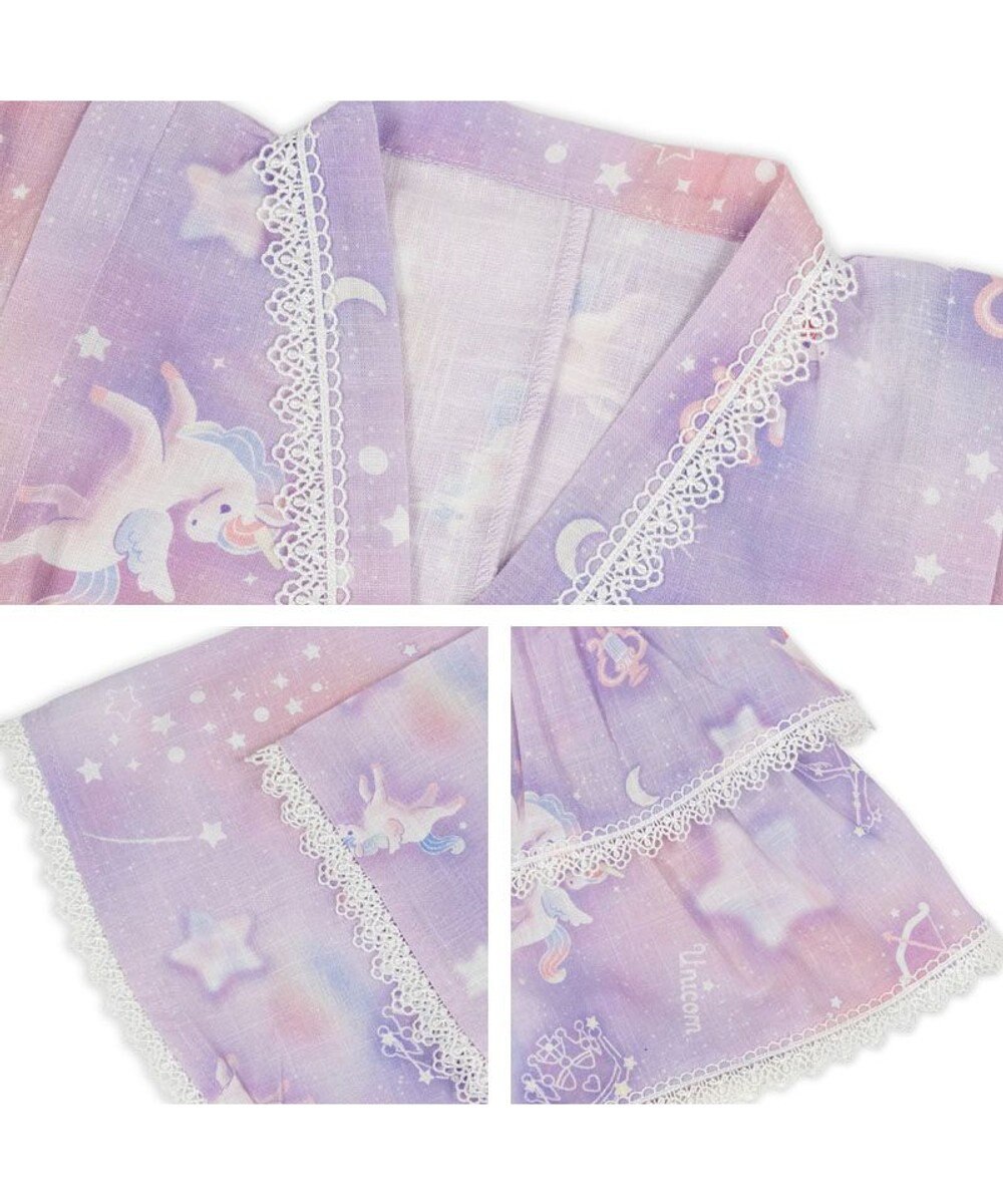Mother garden 2025 マザーガーデン ユニコーン 浴衣ドレス 《ミルキーウェイ》 95～100cm / 105～110cm 
